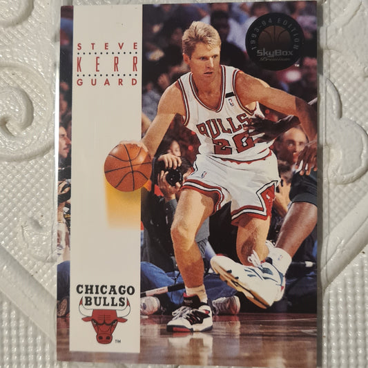 Steve Kerr 1994 Skybox 93-94 edition #206 NBA Basketball Chicago Bulls Excellent sleeved