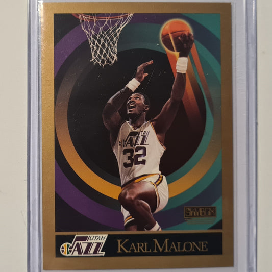 Karl Malone 1990 Skybox inaugural #282 NBA Basketball Utah Jazz ex-mint sleeved