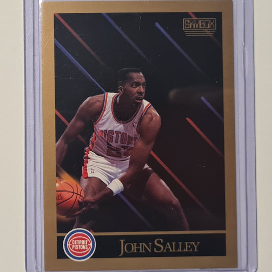 John Salley 1990 Skybox inaugural #92 NBA Basketball Detroit Pistons ex-mint sleeved