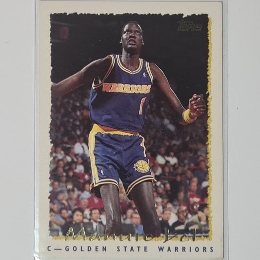 Manute Bol 1995 Topps  #386 NBA Basketball Golden State Warriors very good Sleeved