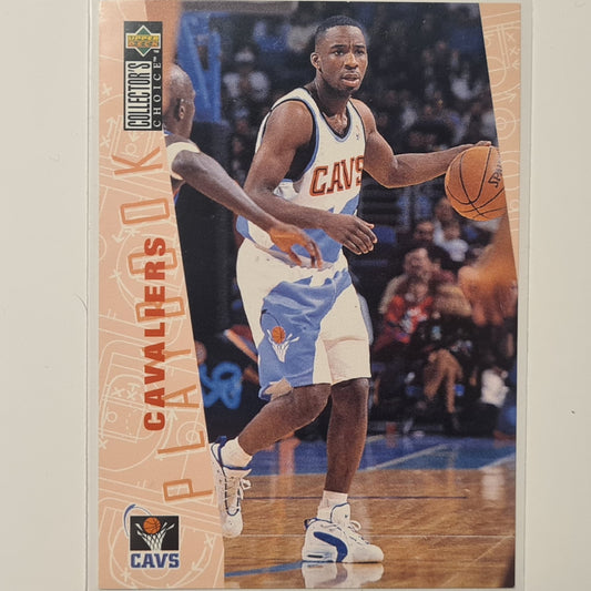 Terrell Brandon 1996 Upper-Deck Collectors choice playbook NBA Basketball Cleveland Cavaliers Excellent Sleeved