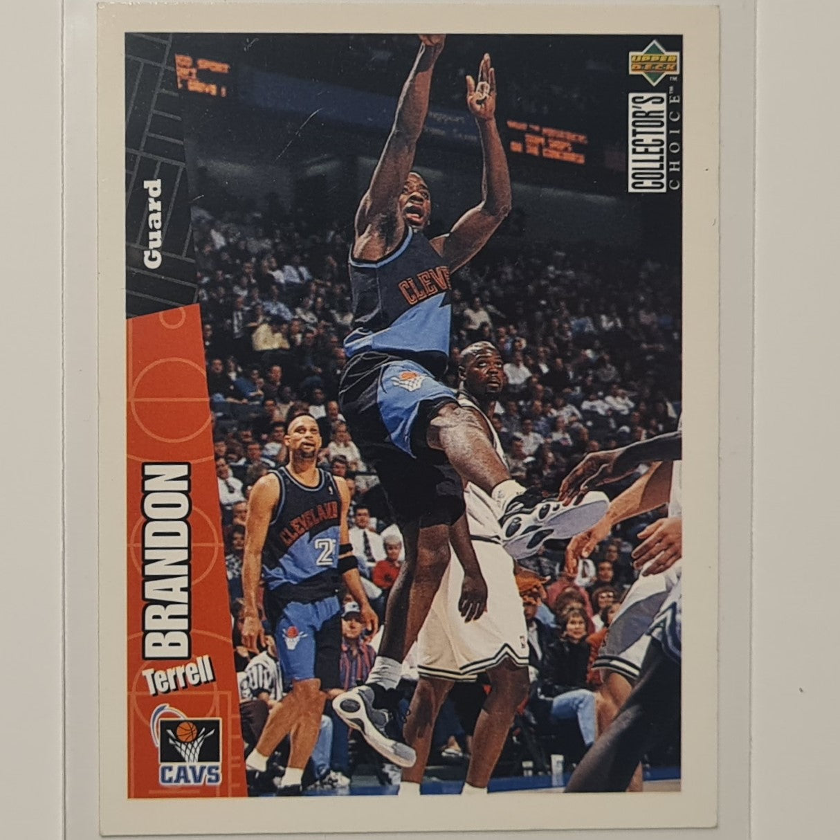 Terrell Brandon 1996 Upper-Deck Collectors choice Hula Hoops promo HH4 NBA Basketball Cleveland Cavaliers Excellent Sleeved