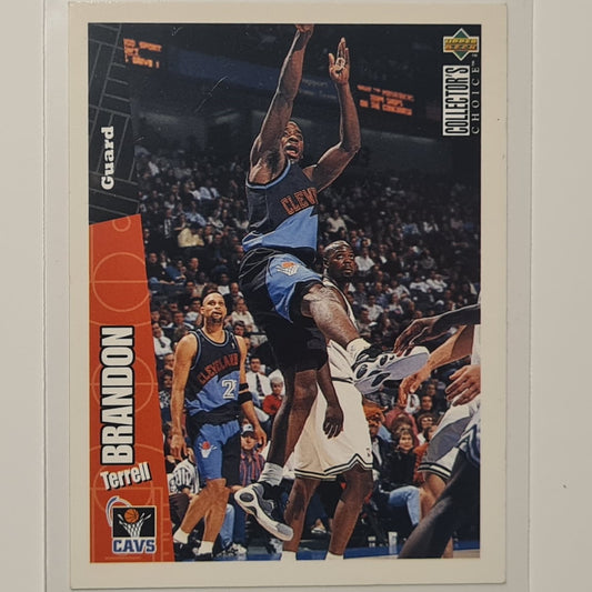Terrell Brandon 1996 Upper-Deck Collectors choice Hula Hoops promo HH4 NBA Basketball Cleveland Cavaliers Excellent Sleeved
