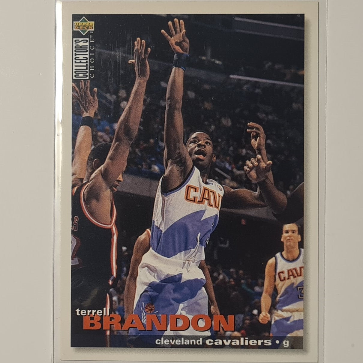 Terrell Brandon 1995 Upper-Deck collectors choice #20 NBA Basketball Cleveland Cavaliers Excellent Sleeved