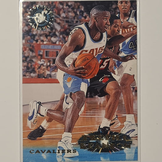 Terrell  Brandon Terrill error 1996 Topps stadium Club #257 NBA Basketball Cleveland Cavaliers Excellent Sleeved