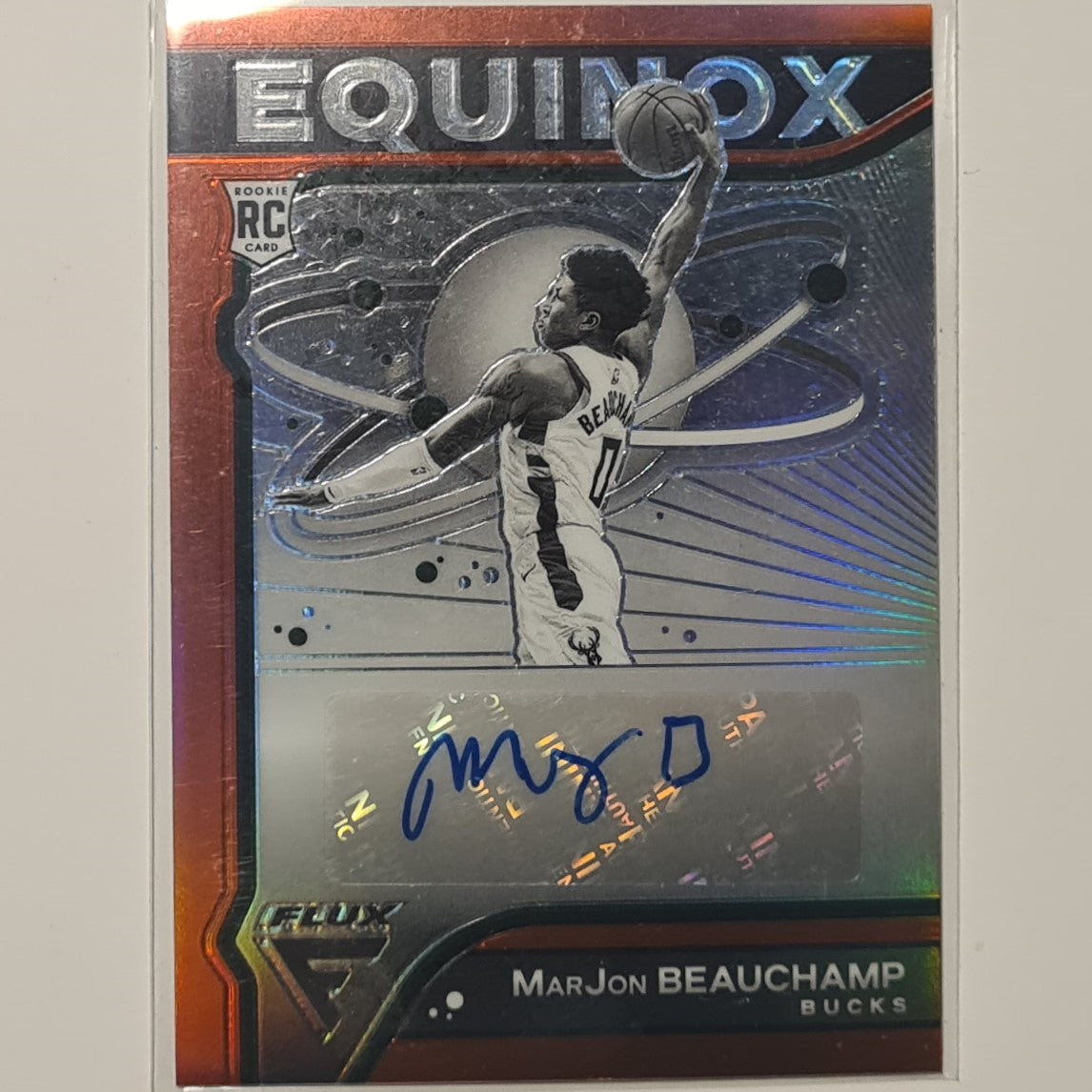 Marjon Beauchamp Rookie RC Auto  15/35 EA-MBC  NBA Basketball Milwaukee Bucks Excellent
