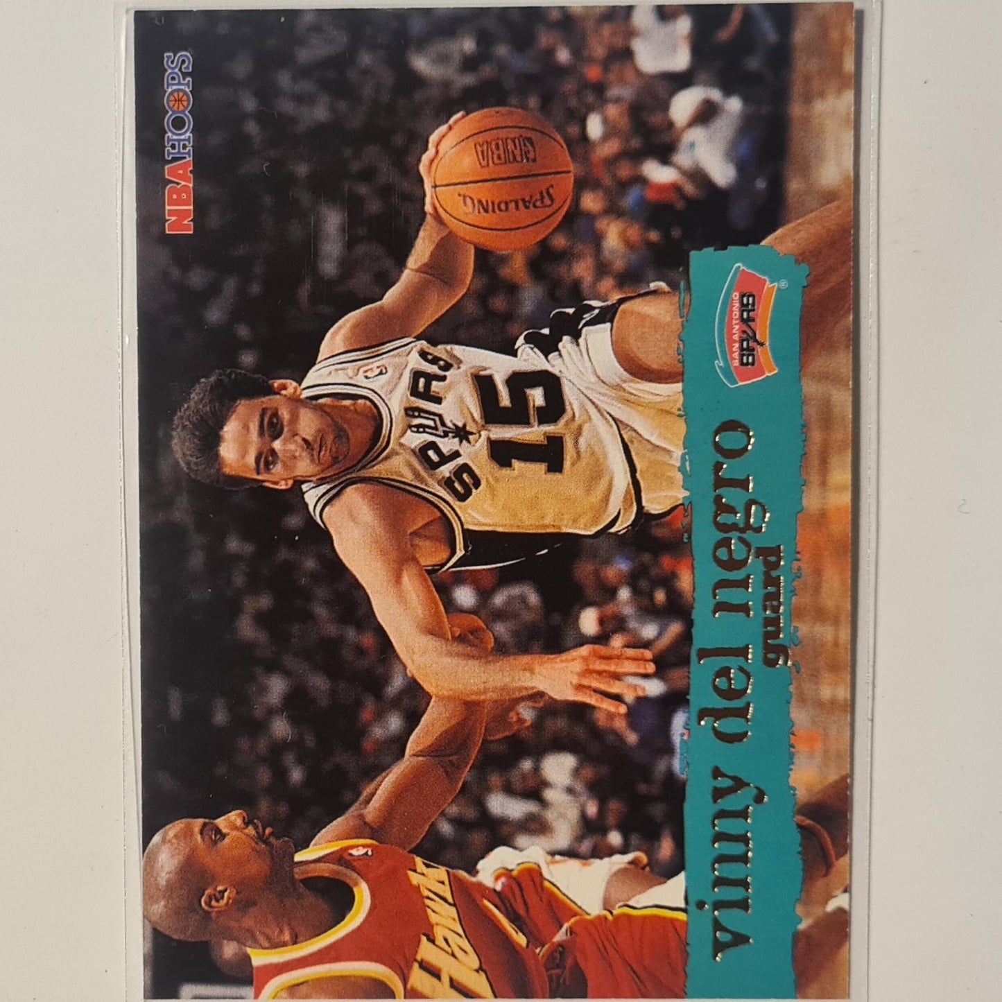 Vinny Del Negro 1995 Skybox NBA Hoops #145 NBA Basketball San Antonio Spurs Excellent sleeved