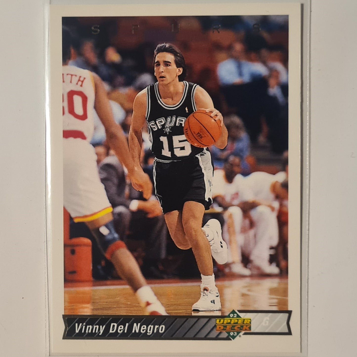 Vinny Del Negro 1992 Upper-Deck collectors choice  #393 NBA Basketball San Antonio Spurs Excellent sleeved