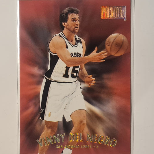 Vinny Del Negro 1997 Skybox Premium 96-97 #3 NBA Basketball San Antonio Spurs Excellent sleeved