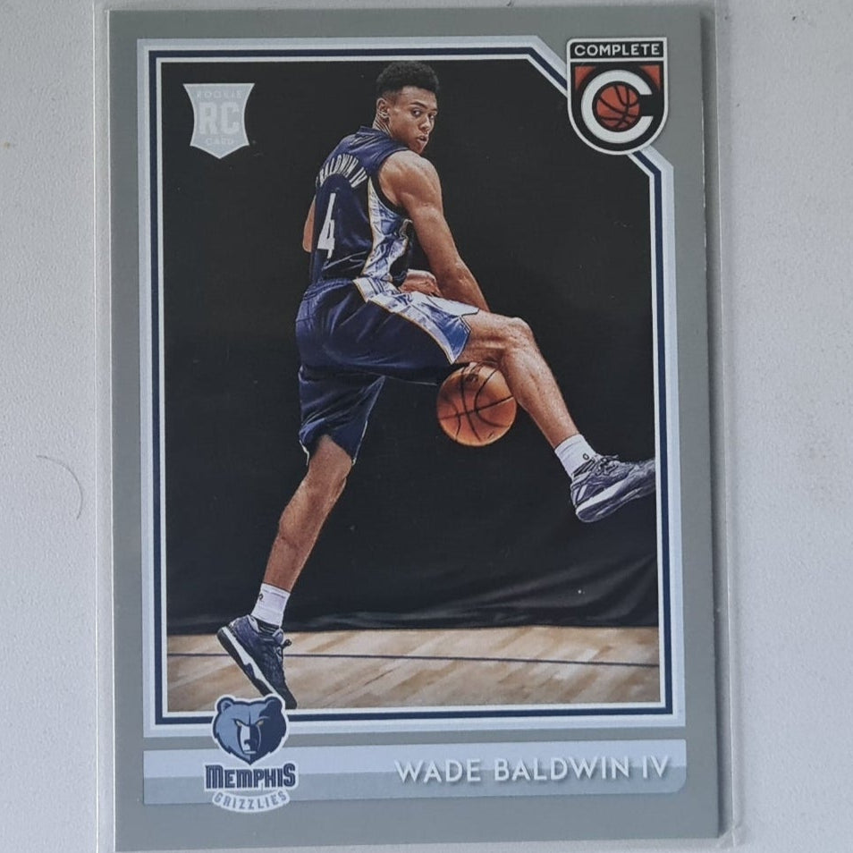Wade Baldwin IV 2016-17 Panini complete silver variant rookie RC #82 NBA Basketball Memphis Grizzlies ex-mint