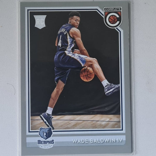 Wade Baldwin IV 2016-17 Panini complete silver variant rookie RC #82 NBA Basketball Memphis Grizzlies ex-mint