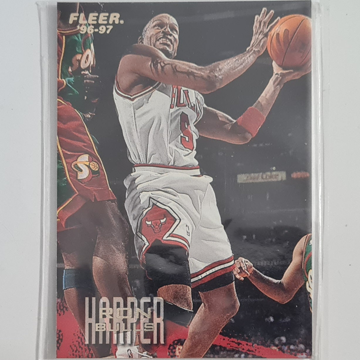 Ron Harper 1997 Fleer 96-97  #164 NBA Basketball Chicago Bulls Excellent Sleeved