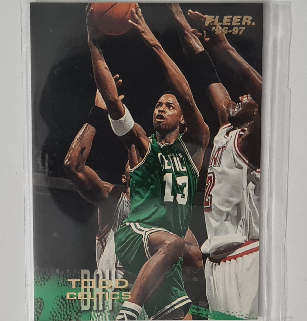 Todd Day 1997 Fleer 96-97  #155 NBA Basketball Boston Celtics excellent sleeved