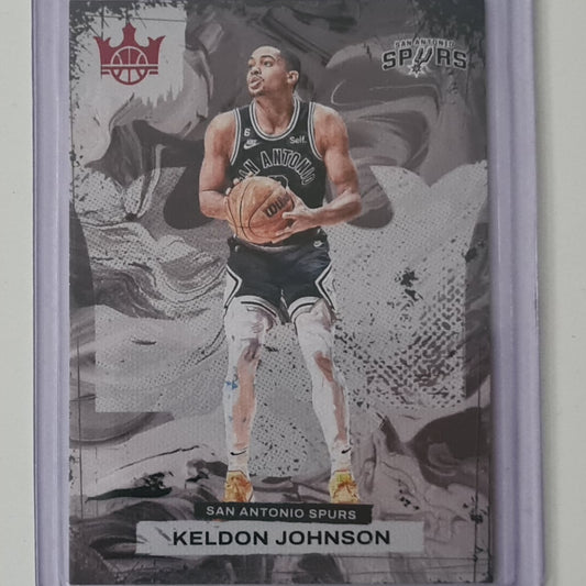 Keldon Johnson 2023-24 Panini Court Kings numbered 110/149 NBA Basketball San Antonio Spurs mint