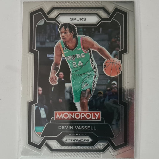 Devin Vassell 2023-24 Panini prizm Monopoly #80 NBA Basketball San Antonio Spurs ex-mint