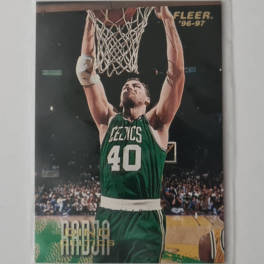 Dino Radja 1996 Fleer 96-97 #67 NBA Basketball Boston Celtics excellent sleeved