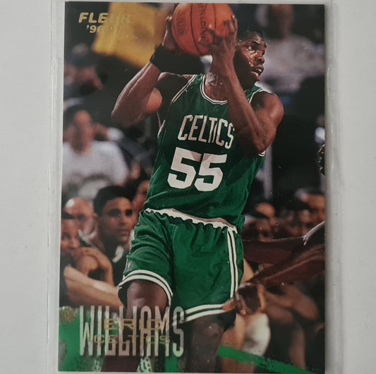 Eric Williams 1996 Fleer 96-97 #8 NBA Basketball Boston Celtics excellent sleeved