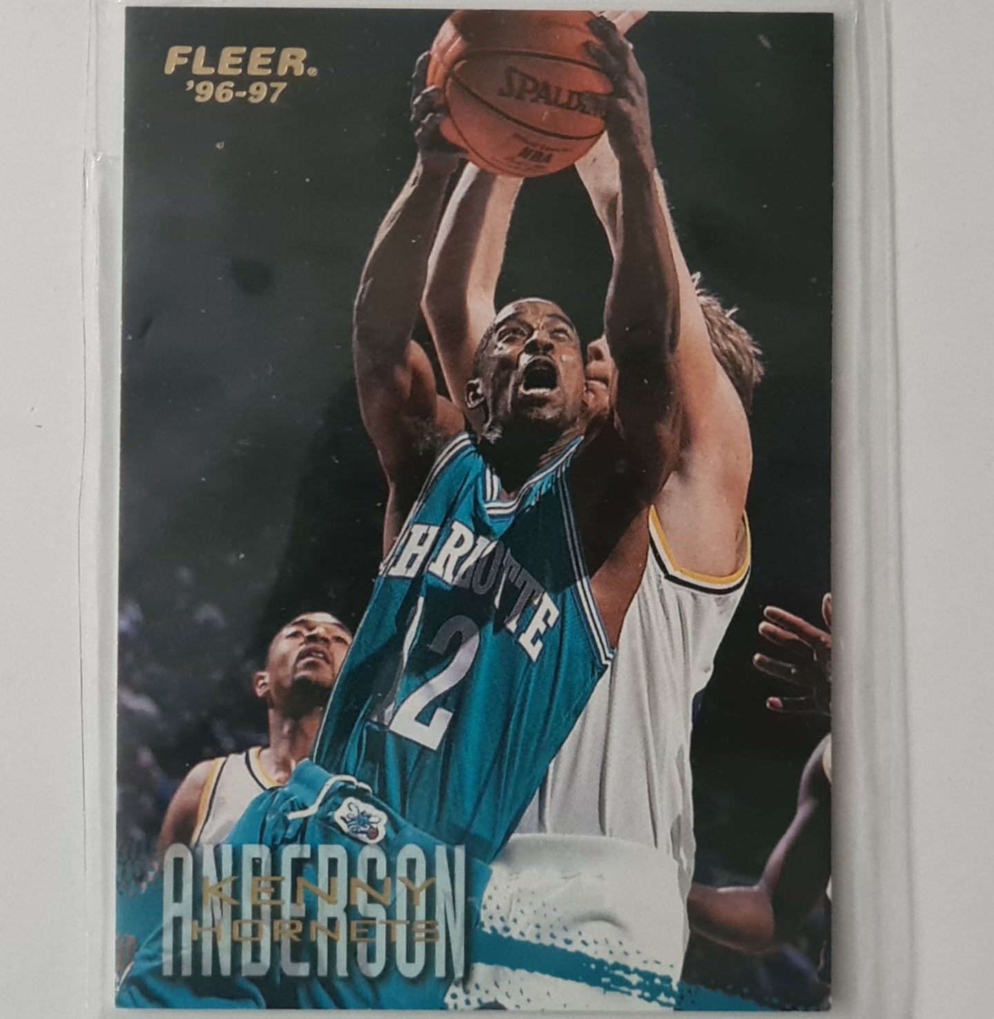 Kenny Anderson 1996 Fleer 96-97 #9 NBA Basketball Charlotte Hornets excellent sleeved