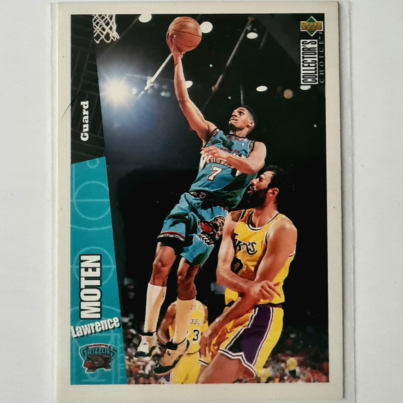 Lawrence Moten 1996 Upper-Deck collectors choice #161 NBA Basketball Memphis Grizzlies excellent