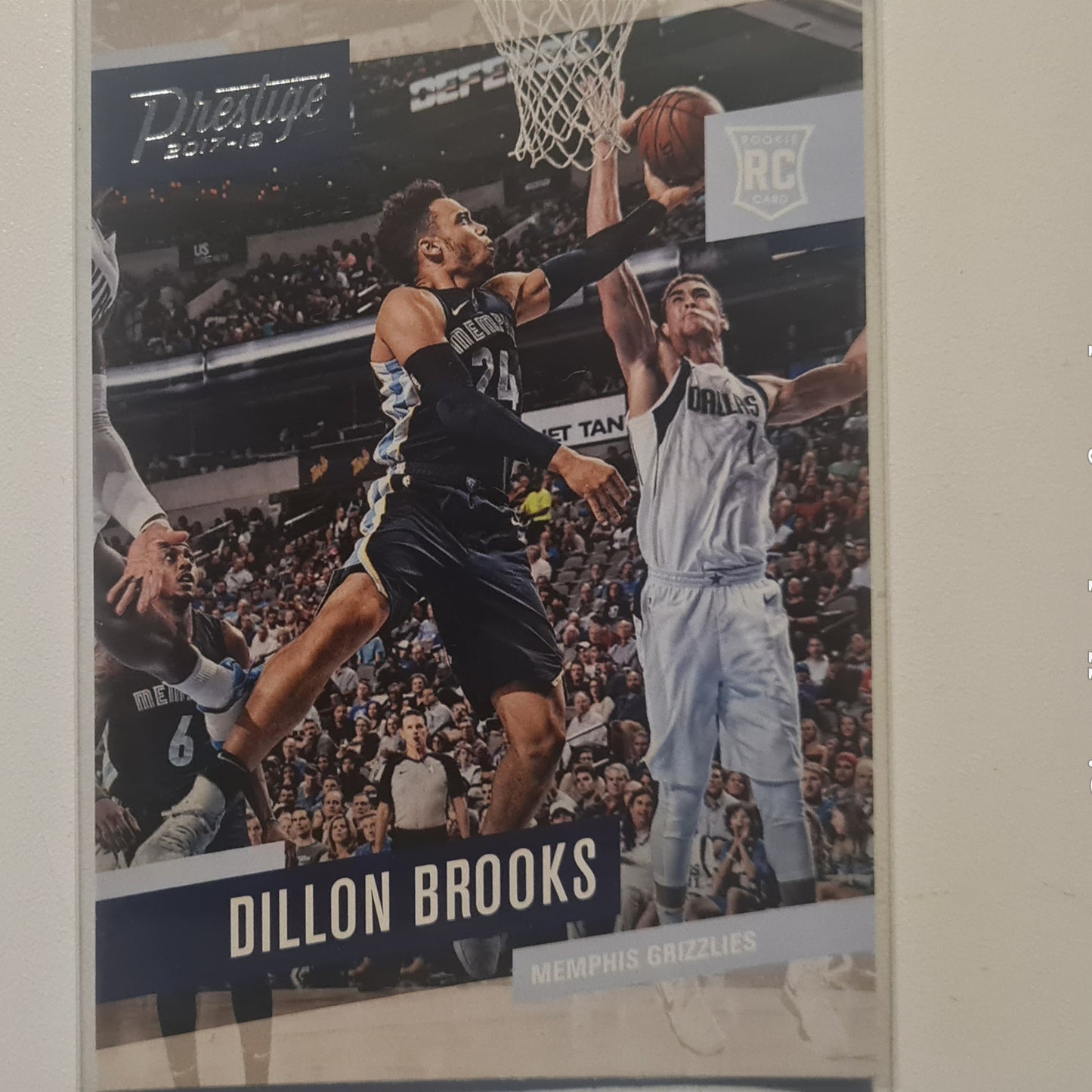 Dillion Brooks 2017-18 Panini Prestige Rookie RC #192 NBA Basketball Memphis Grizzlies ex +