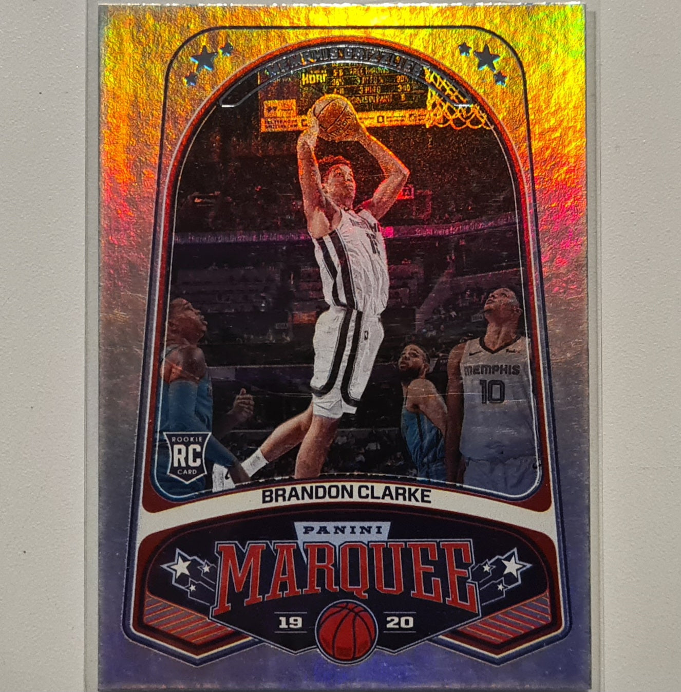 Brandon Clarke 2019-20 Panini chronicles marquee Rookie RC #238 NBA Basketball Brooklyn Nets Excellent-mt