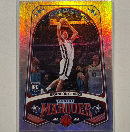 Brandon Clarke 2019-20 Panini chronicles marquee Rookie RC #238 NBA Basketball Brooklyn Nets Excellent-mt
