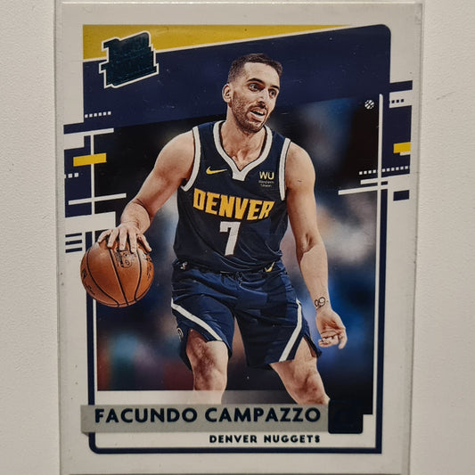 Facundo Campazzo 2020-21 Panini Playbook #196 NBA Basketball Denver Nuggets Excellent sleeved