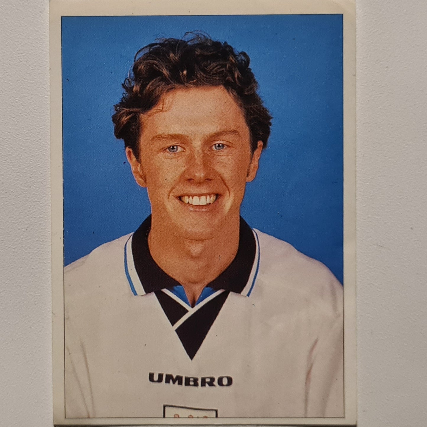 Steve Mc Manaman 1996 Panini Euro 96 Rookie sticker #100 good unused example