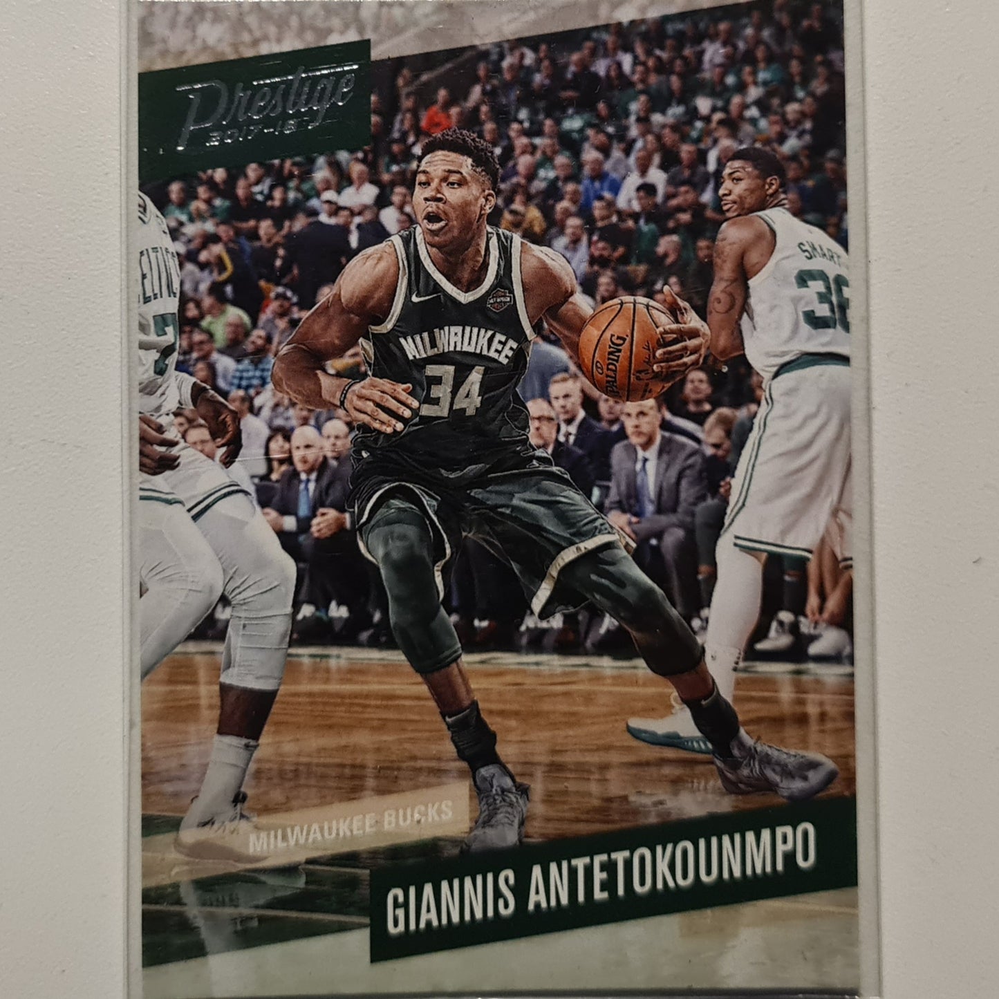 Giannis Antetokounmpo 2017-18 Panini Prestige #6 NBA Basketball Milwaukee Bucks Excellent sleeved