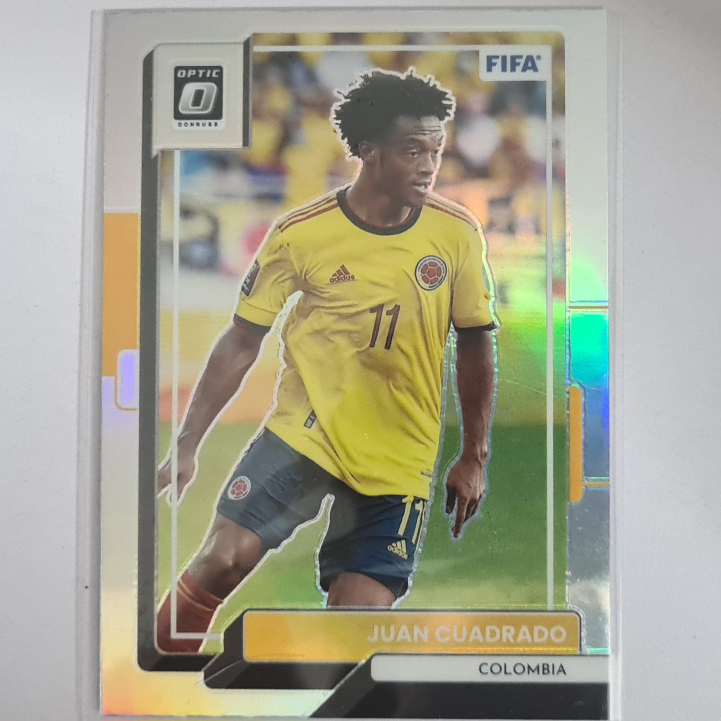Juan Cuadrado 2022-23 Panini Donruss Optic Soccer prizm #148 Football Columbia mint sleeved
