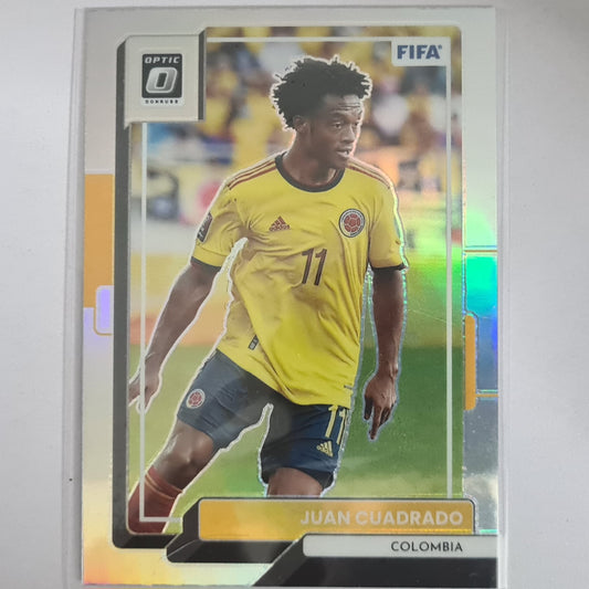 Juan Cuadrado 2022-23 Panini Donruss Optic Soccer prizm #148 Football Columbia mint sleeved