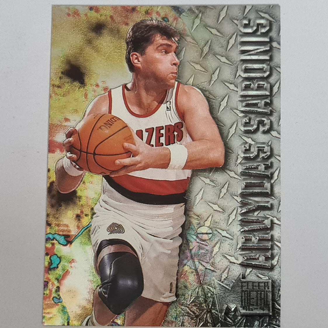 Arvydas Sabonis 1996 Fleer Metal 96-97 #81 NBA Basketball Toronto Blazers Excellent