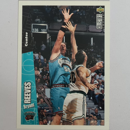 Bryant Reeves 1996 Upper-Deck Collectors Choice #159 NBA Basketball Vancouver Grizzlies Excellent