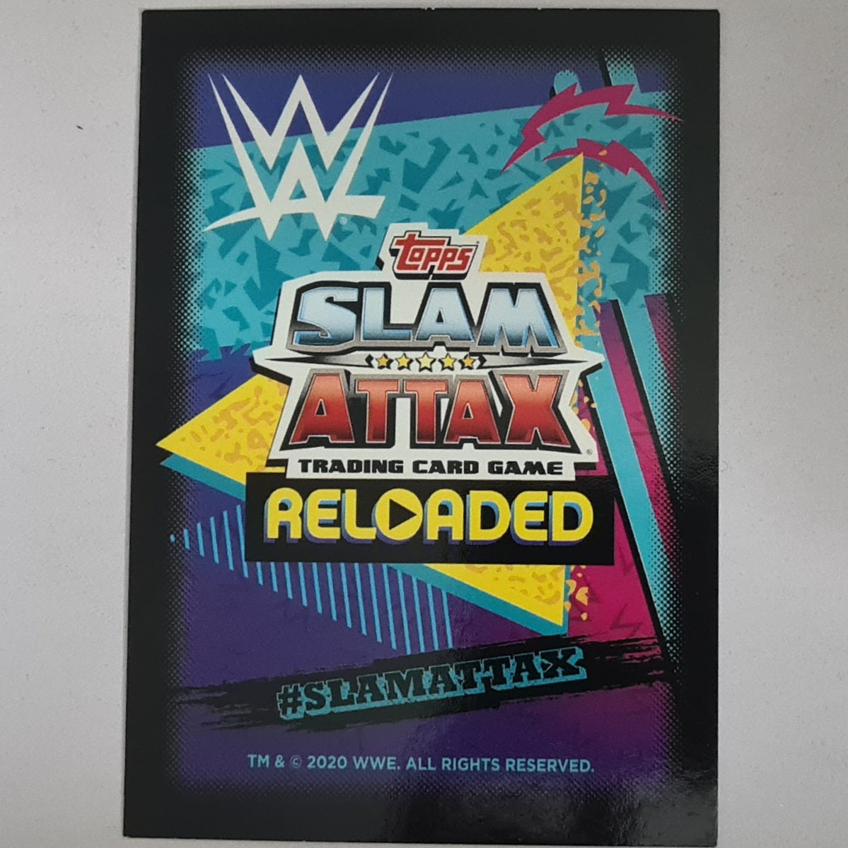 Shayna Baszler 2020 Topps Slam Attax reloaded super showdown foil card #287 WWE Wrestling Excellent