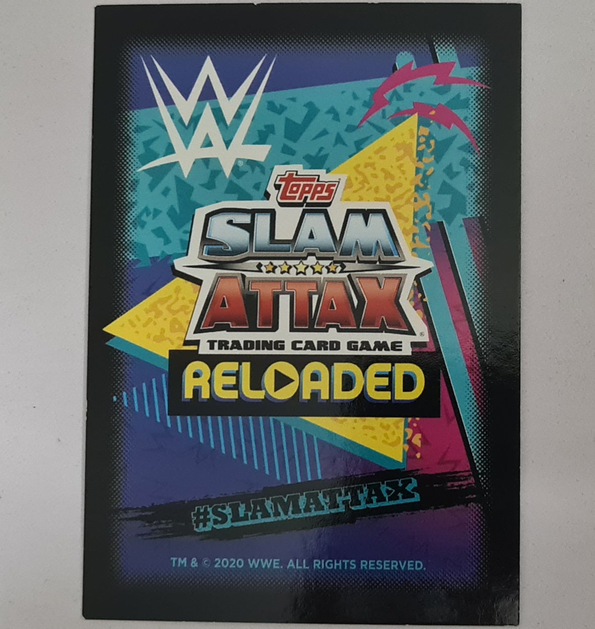 Seth Rollins 2020 Topps Slam Attax reloaded super showdown foil card #288 WWE Wrestling Excellent