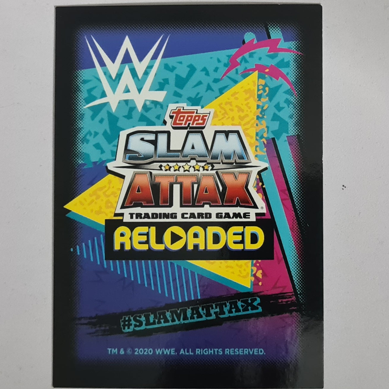Goldberg 2020 Topps Slam Attax reloaded super showdown foil card #290 WWE Wrestling Excellent