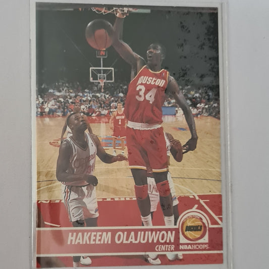 Hakeem Olajuwon 1994 Skybox NBA Hoops #78 NBA Basketball Houston Rockets Excellent