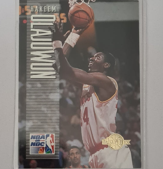 Hakeem Olajuwon 1994 Skybox NBA ON NBC #178 NBA Basketball Houston Rockets excellent