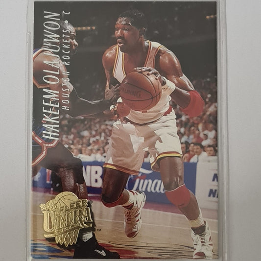 Hakeem Olajuwon 1994 Fleer Ultra #69 NBA Basketball Houston Rockets excellent