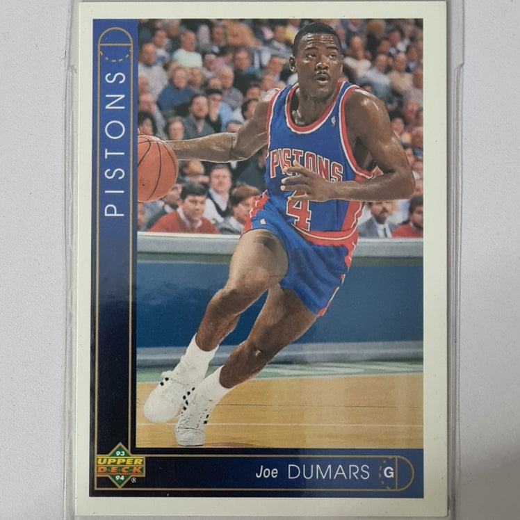 Joe Dumars 1993 Upper-Deck #42 NBA Basketball Detroit Pistons excellent