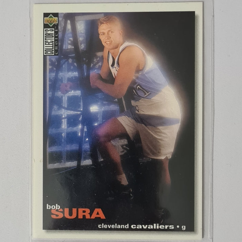 Bob Sura 1995 Upper-Deck Rookie RC #21 NBA Basketball Cleveland Cavaliers Excellent sleeved
