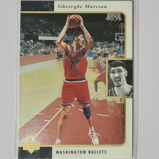 Gheorghe Muresan 1996 Upper-Deck SP  #145 NBA Basketball Washington Bullets Excellent sleeved