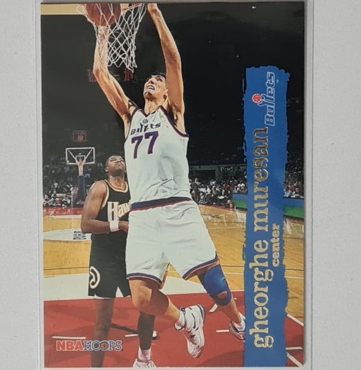 Gheorghe Muresan 1995 Skybox NBA Hoops  #168 NBA Basketball Washington Bullets Excellent sleeved
