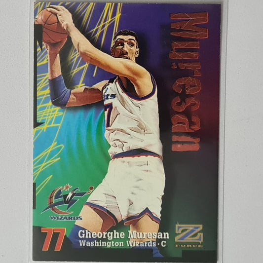 Gheorghe Muresan 1997 Skybox Z-Force #77 NBA Basketball Washington Bullets Excellent sleeved