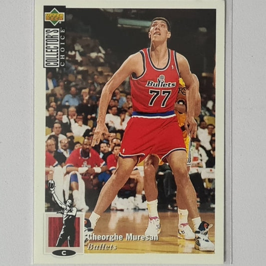 Gheorghe Muresan 1994 Upper-Deck Collectors Choice #277 NBA Basketball Washington Bullets Excellent sleeved