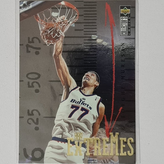 Gheorghe Muresan 1996 Upper-Deck Collectors Choice Extremes E9 NBA Basketball Washington Bullets Excellent sleeved