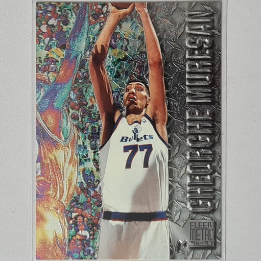 Gheorghe Muresan 1996 Fleer Metal 96-97 #107 NBA Basketball Washington Bullets Excellent  sleeved