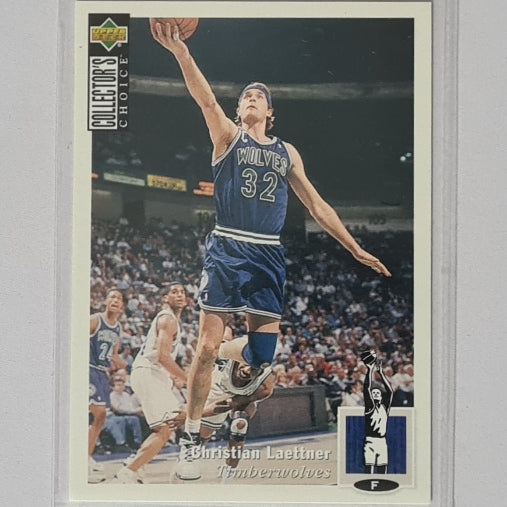 Christian Laettner 1994 Upper-Deck collectors choice #66 NBA Basketball Minnesota Timberwolves Excellent