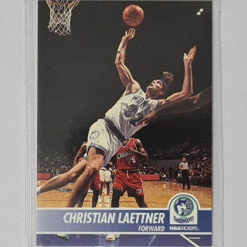 Christian Laettner 1994 Skybox NBA Hoops #124 NBA Basketball Minnesota Timberwolves Excellent