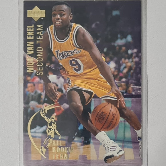 Nick Van Exel 1994 Upper-Deck all rookie team #7 NBA Basketball LA Lakers Excellent
